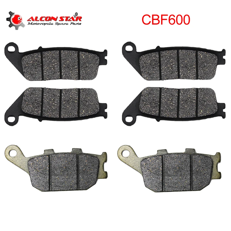 

Комплект тормозных колодок для мотоцикла Alconstar- 6 шт., для HONDA CBF600 2004 2005 2006 2007 2008 2009 2010 2011 2012 2013, передние и задние