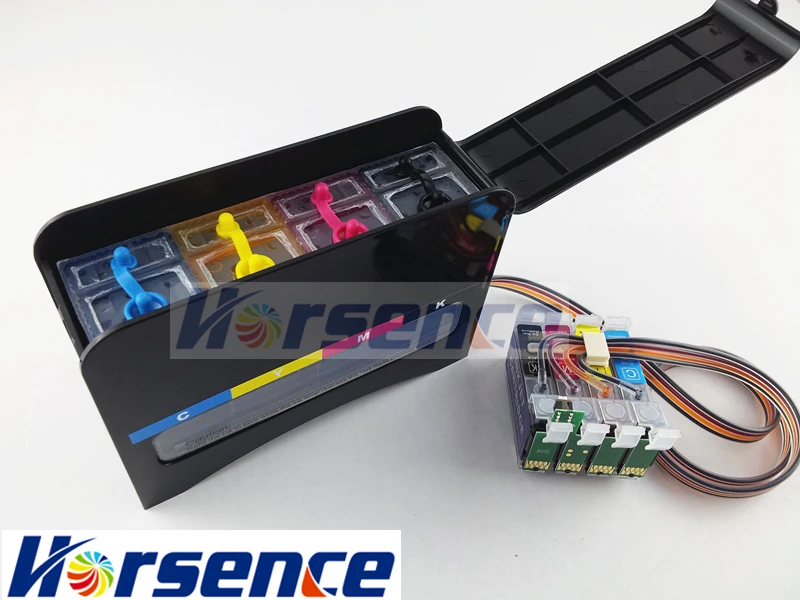 T200 полный набор чернил СНПЧ для Epson XP 100 200 300 400 310 410 WF 2510 2520 2530 2540 система