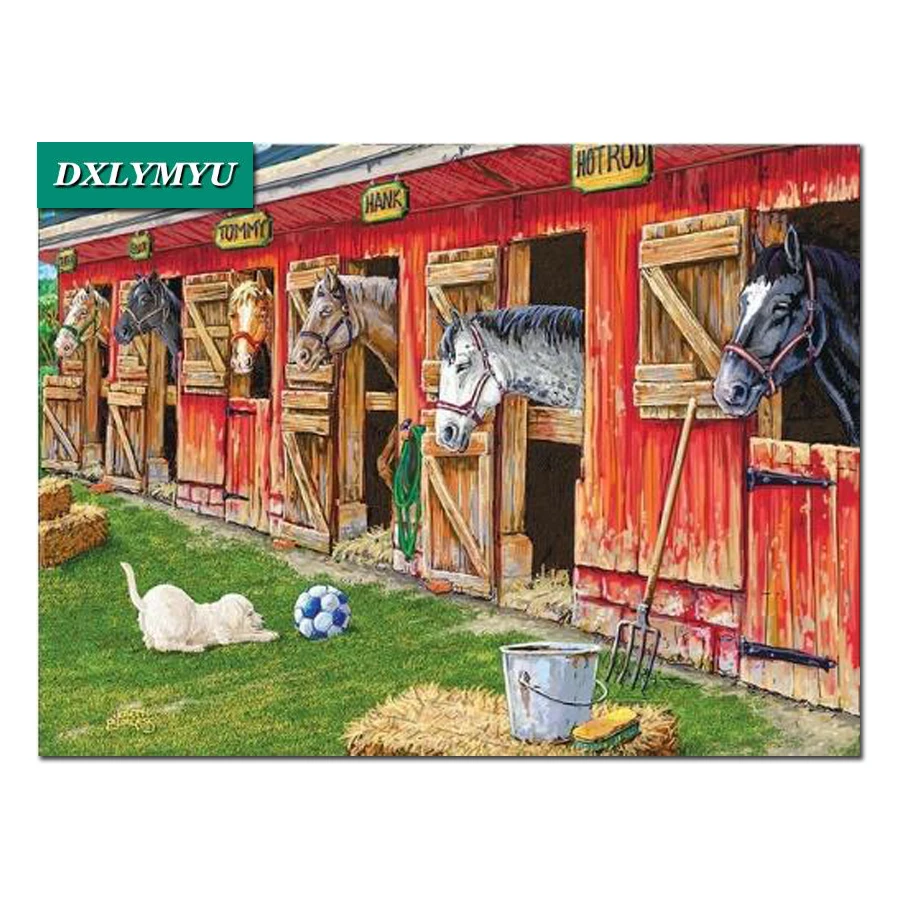 Алмазная вышивка Happy horse group полный квадратный набор 5D diy Картина Вышивка крестом