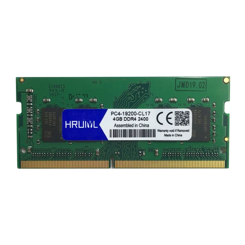 HRUIYL ОЗУ DDR4 8 ГБ 4 16 2133 МГц 2400 Память Гб sodimm память для ноутбука ГБ|Оперативная
