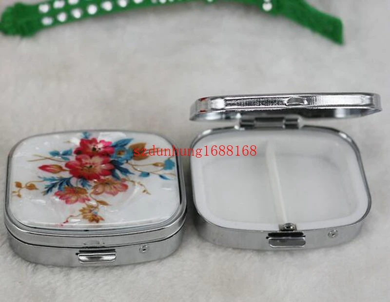 

Folding pill case container for Medicines Organizer Pill box Portable Pill cutter Splitters pastilleros pildoras estuche pillbox
