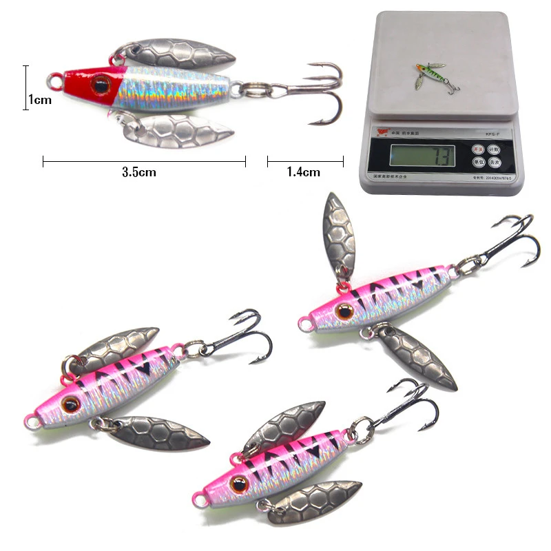 HAODIAOZHE VIB Minnow рыболовная приманка металлическая жесткая ложка Isca Искусственные