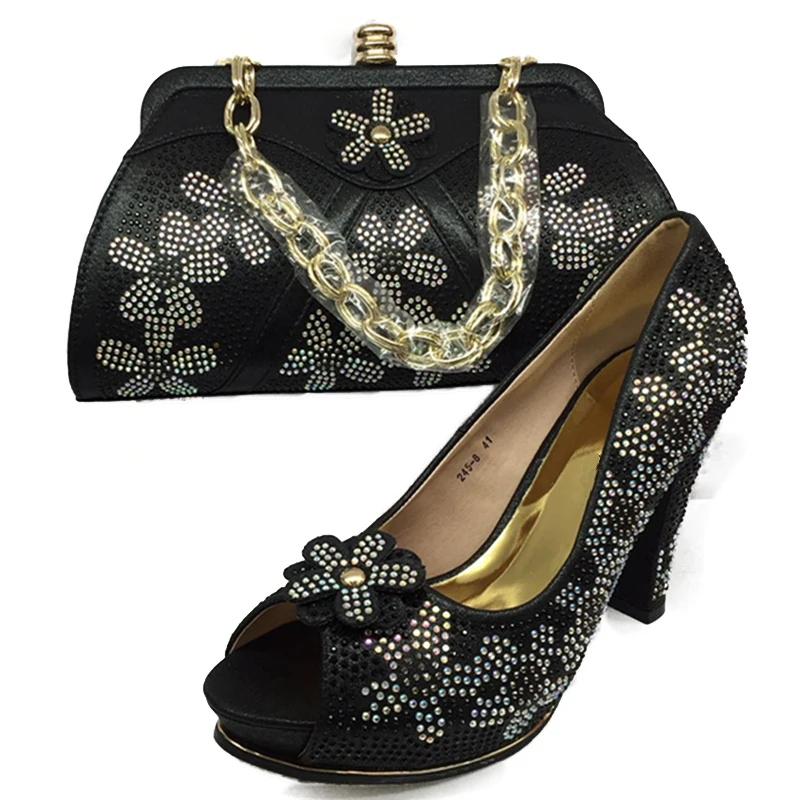 Mathcing/итальянский комплект из туфель и сумочки розового цвета Женская обувь