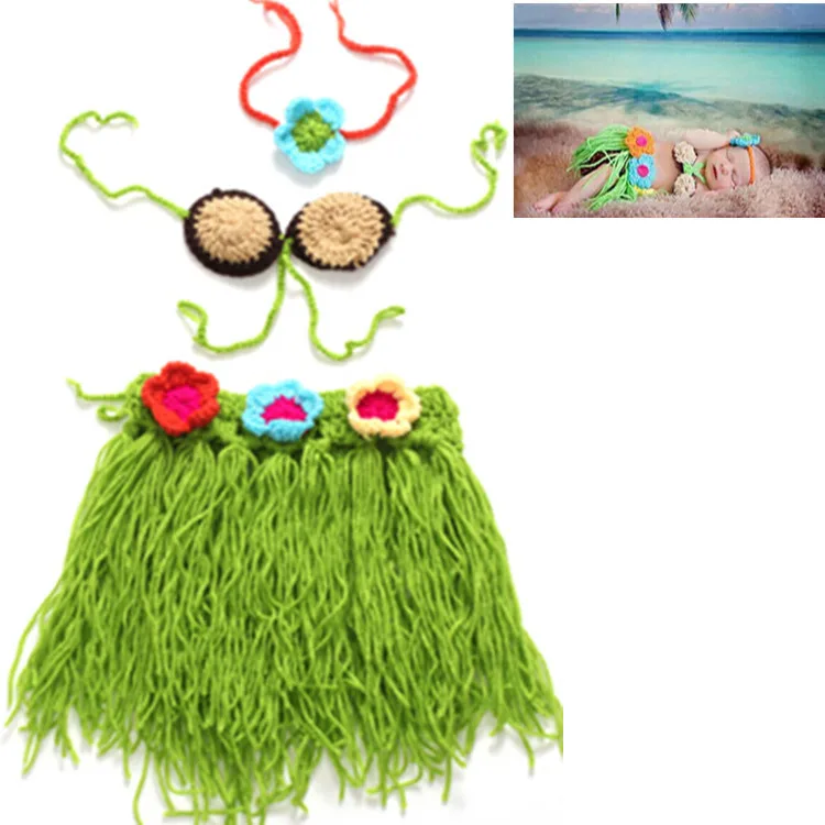 Детский костюм для фотосъемки Трикотажный с изображением травы Детская