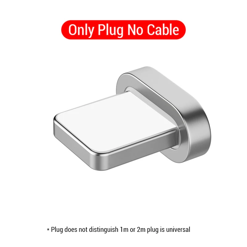 Only Plug NO Cable PZOZ Магнитный кабель Micro usb Тип C Быстрая Зарядка адаптер телефон Microusb Тип-C магнит Зарядное устройство usb c для iphone 11 pro X Max Xr samsung S10 S9 NOTE 10 9 8 xiaomi mi 9 8 6 A2 lite 6X redmi note 7 8 plus - Цвет: Only Plug NO Cable