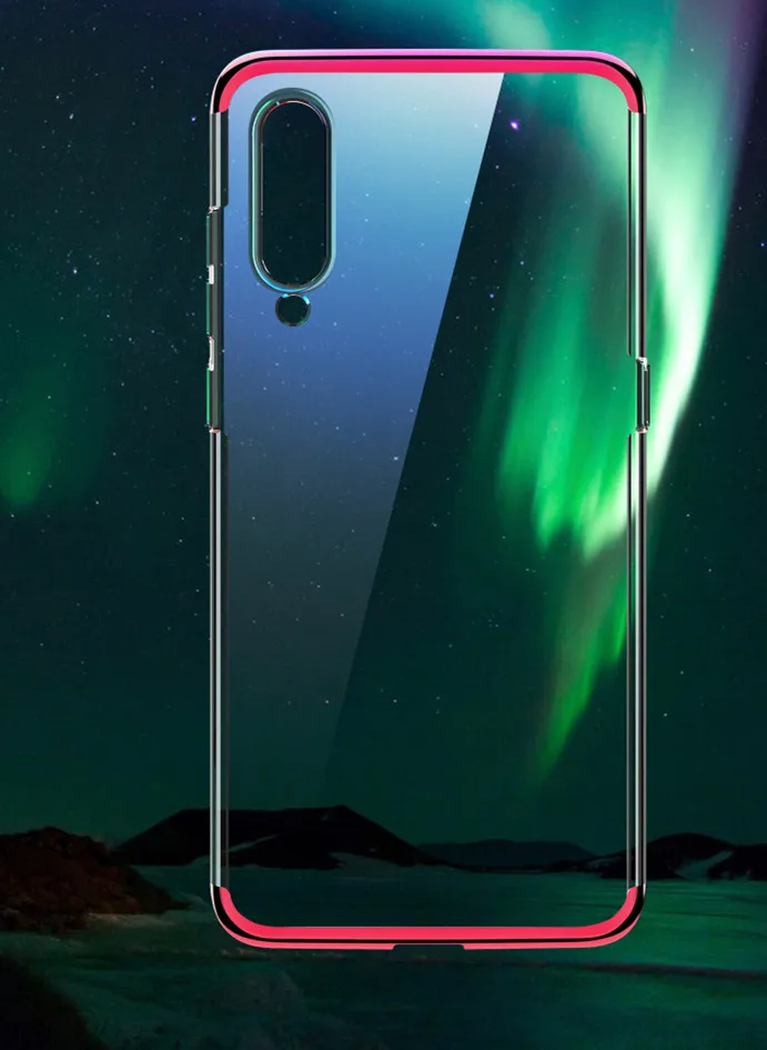 Case for xiaomi mi9 /mi 9 Nature pc full protective clear Transparent 3in1 back cover Protective |