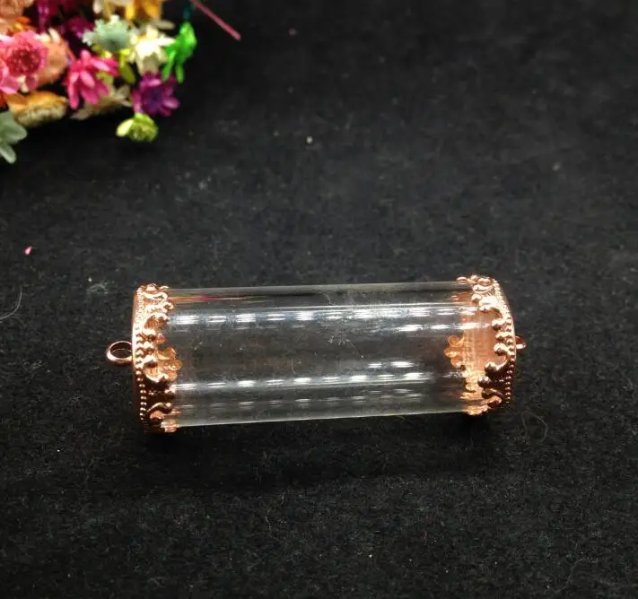 3 компл./лот 40*15 мм прозрачный трубчатый стеклянный глобус стеклянная бутылка из