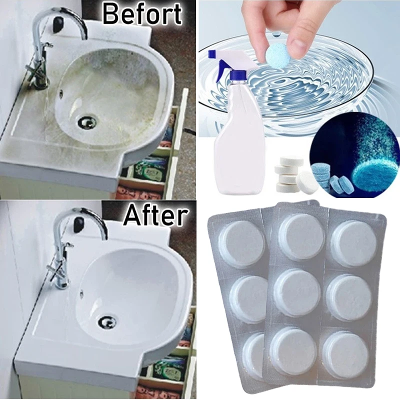 6 шт. Многофункциональный Мощный Очиститель для туалета Vclean Spot Cleaner компактное