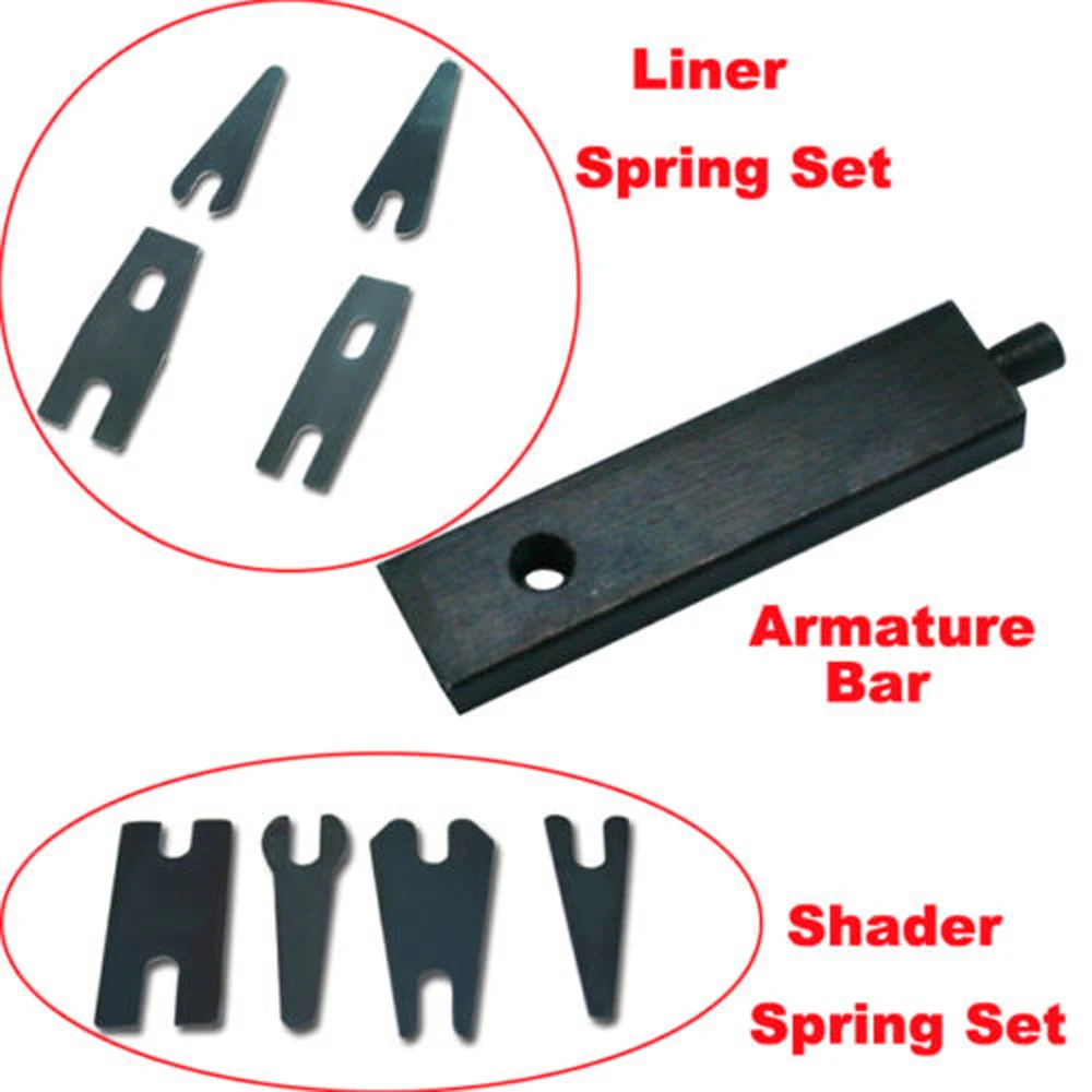 2 шт. набор для тату-машинки и ружья комплект с пружинным вкладышем + затенения
