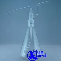 250ml borosilicate conical wash bottle resist high temperature 2429 washing bottle laboratory glassware