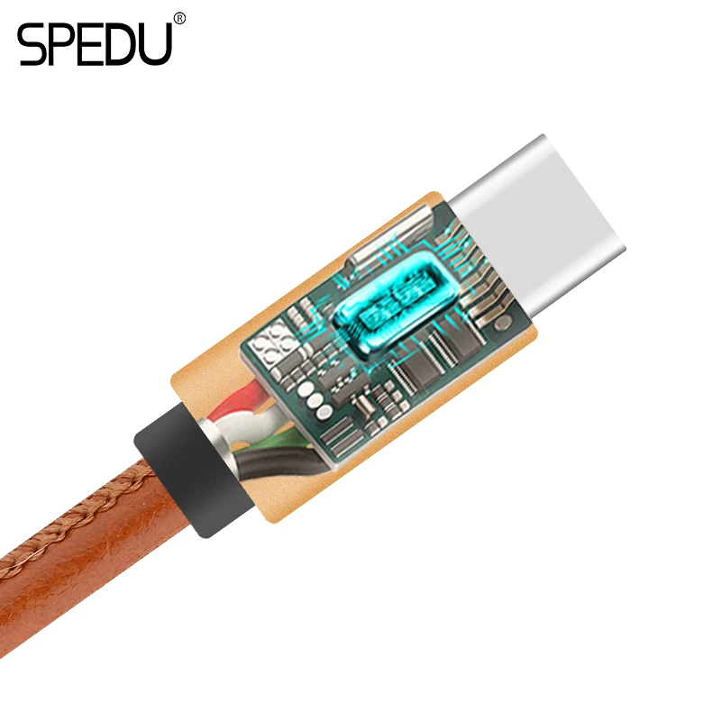 Быстродействующее зарядное устройство из натуральной кожи Micro Usb и usb Type C