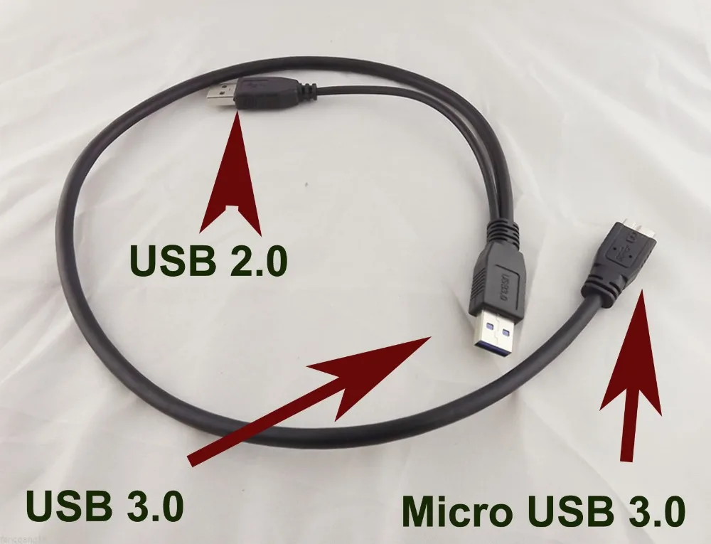 20 шт. USB 3 0 A Male Micro B Y кабель для внешнего жесткого диска Toshiba 50 см|micro b usb cable|3.0 micro