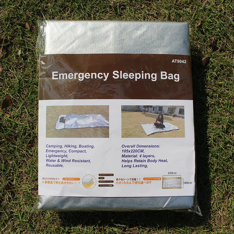 4 слоя на открытом воздухе аварийные спальные мешки первой помощи защита от