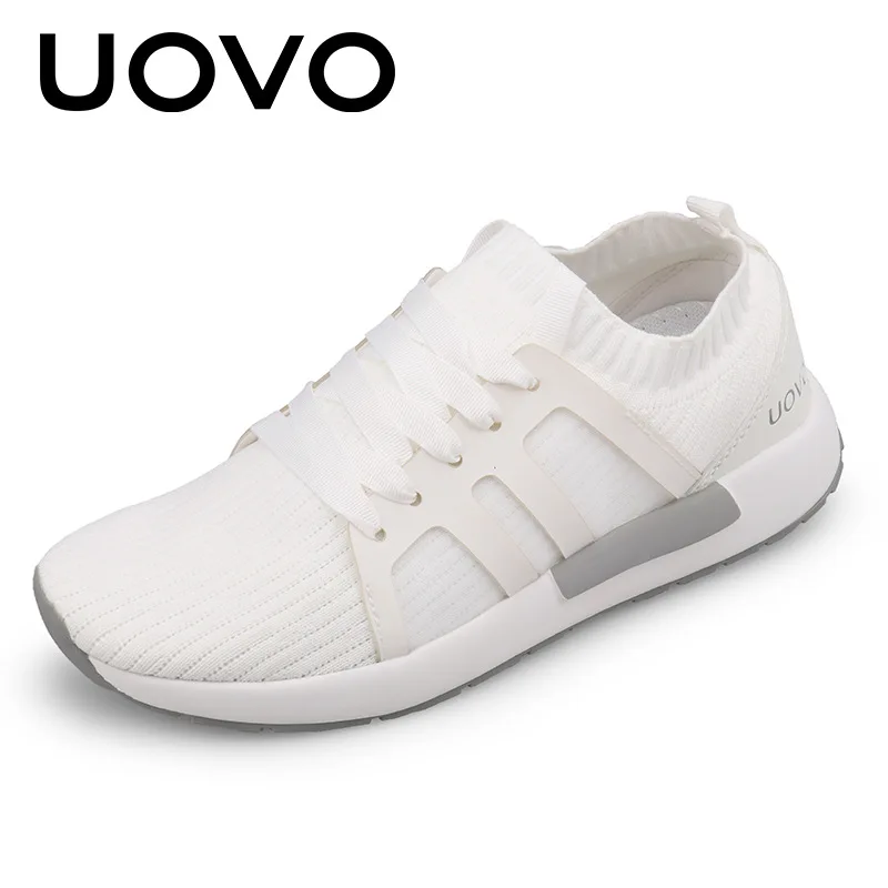 Женские туфли UOVO дышащие сетчатые кроссовки на шнуровке светильник кая обувь для