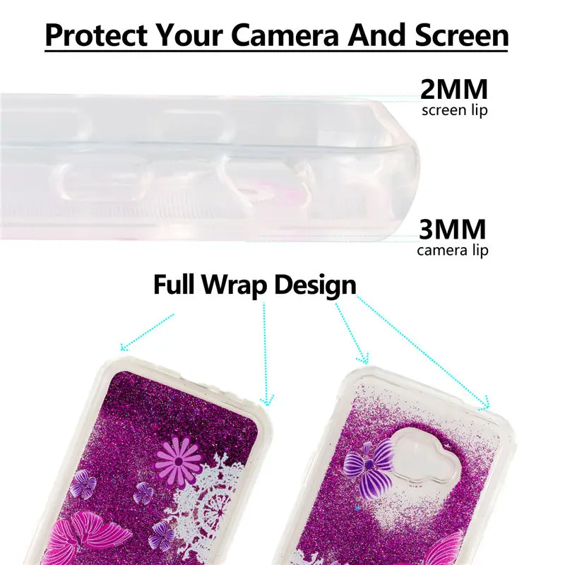Роскошный блеск Динамические liquid чехол для samsung Galaxy XCover 4 Мягкий силиконовый G390F