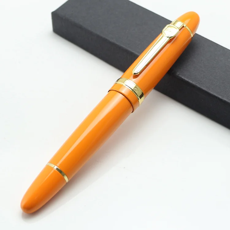 9 JINHAO 159 модные канцелярские принадлежности черные металлические авторучки серебряный зажим высокого качества Школьные офисные поставки подарочные ручки - Цвет: 9