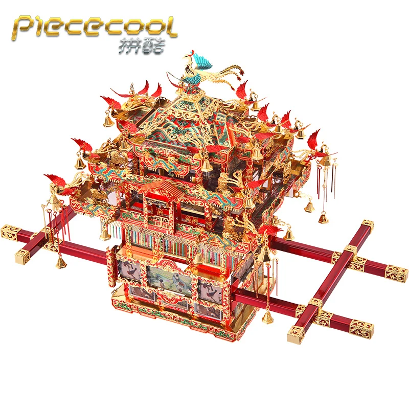 Piececool 3D металлическая головоломка для невесты седан модель стула DIY лазерная