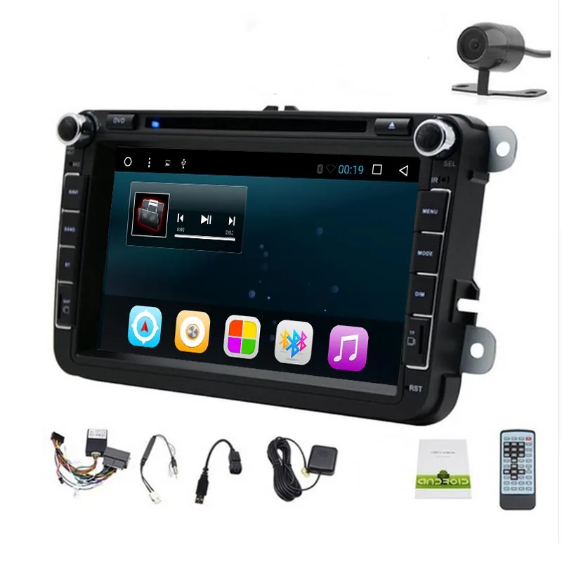 Android 9 0 8 дюймов 2 DIN 1024*600 Автомобильный GPS dvd-плеер для Vollkswagen VW Passat B6 B7 CC Jetta Polo Golf Caddy