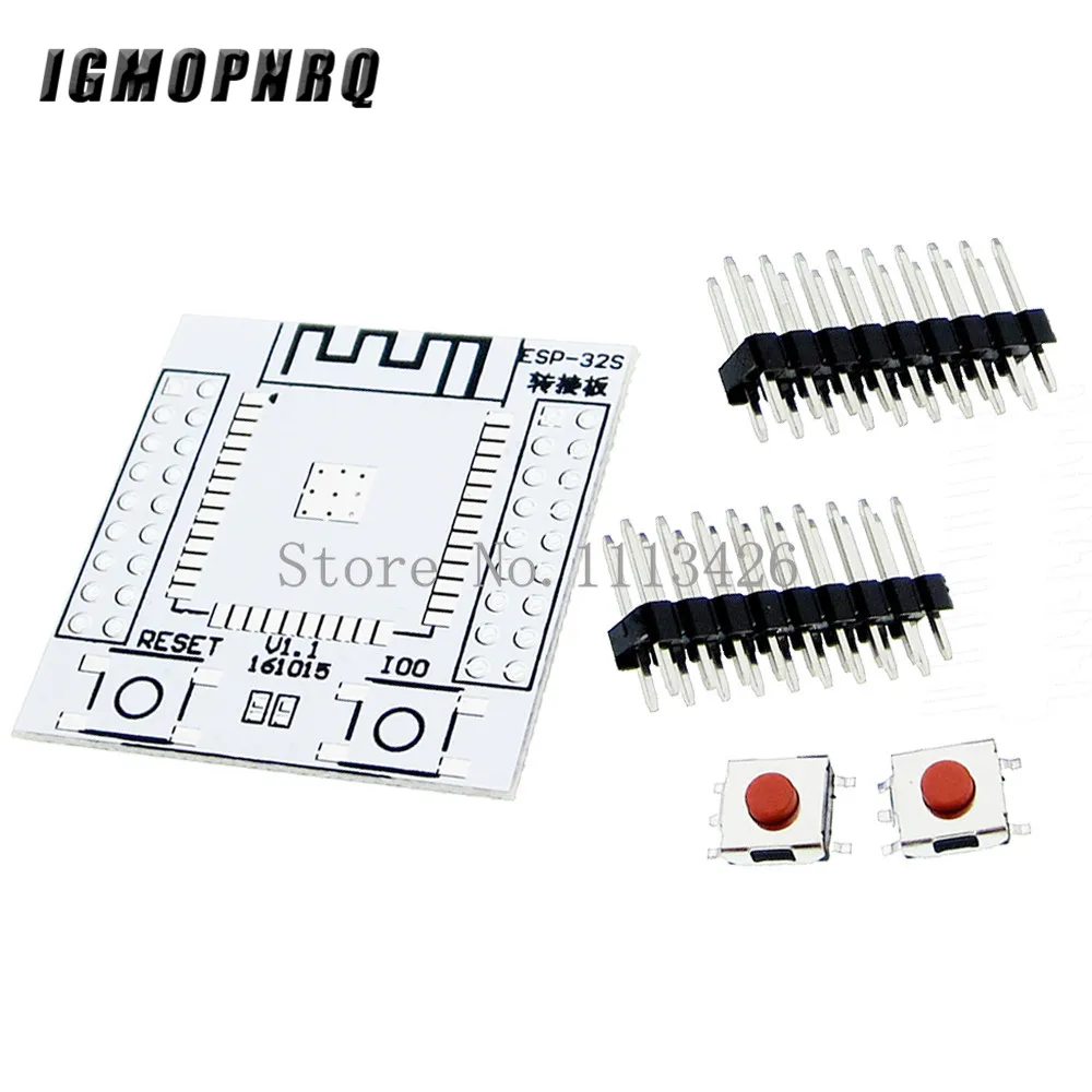 5 шт. плата адаптер ESP32 ESP32S для беспроводного модуля Wi Fi Bluetooth|Интегральные схемы| |