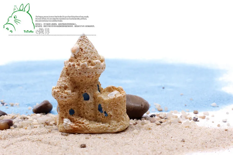 Искусственный Мини замок феи для сада миниатюры гномов моховые террариумы