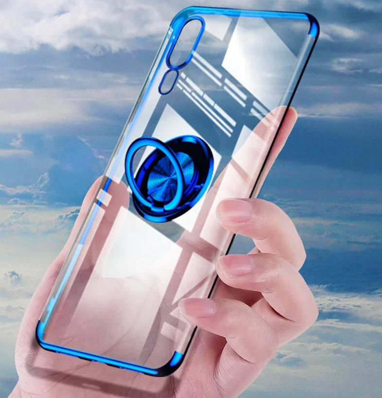 Чехол для huawei P30 P20 Lite Pro, чехол с кольцом и подставкой, магнитный автомобильный чехол для huawei mate 30 20 Lite Pro Honor 9X 8X 8A 10
