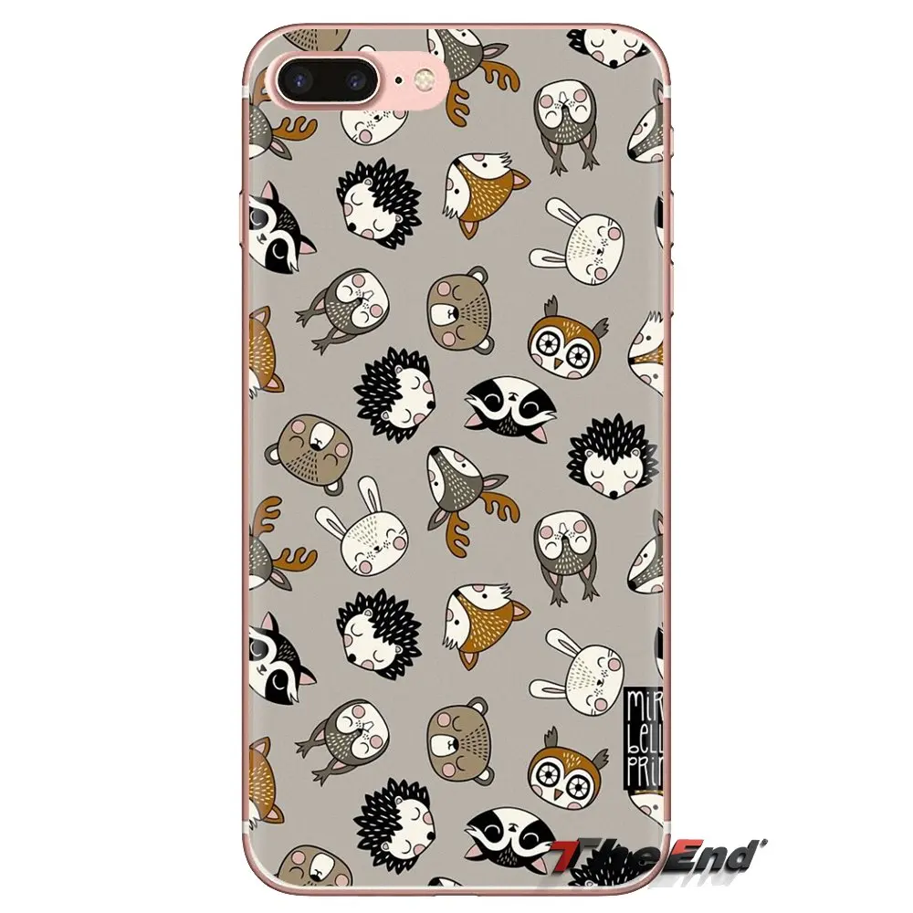 Милый чехол-сумка из ТПУ с рисунком ежика для Huawei G7 G8 P7 P8 P9 P10 P20 P30 Lite Mini Pro P Smart Plus 2017
