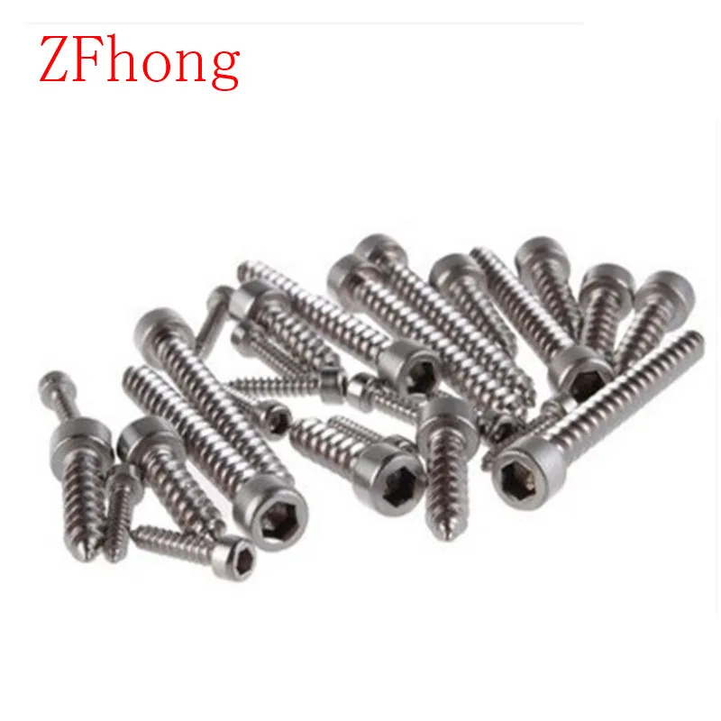 

100pcs M4*10/12/14/16/20/25/30 Stainless steel 304 hex socket cap head self tapping screw
