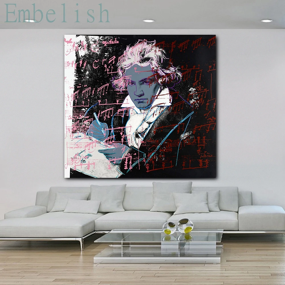 Украшение 1 шт. битовен от Энди Warhol Современный домашний декор картины для