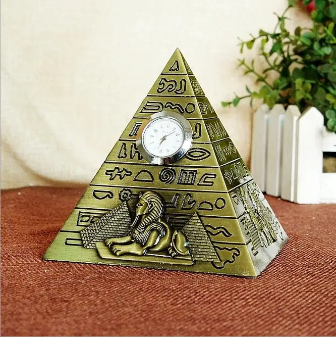 Художественные ремесла Бронзовая статуя пирамиды египетская модель известная