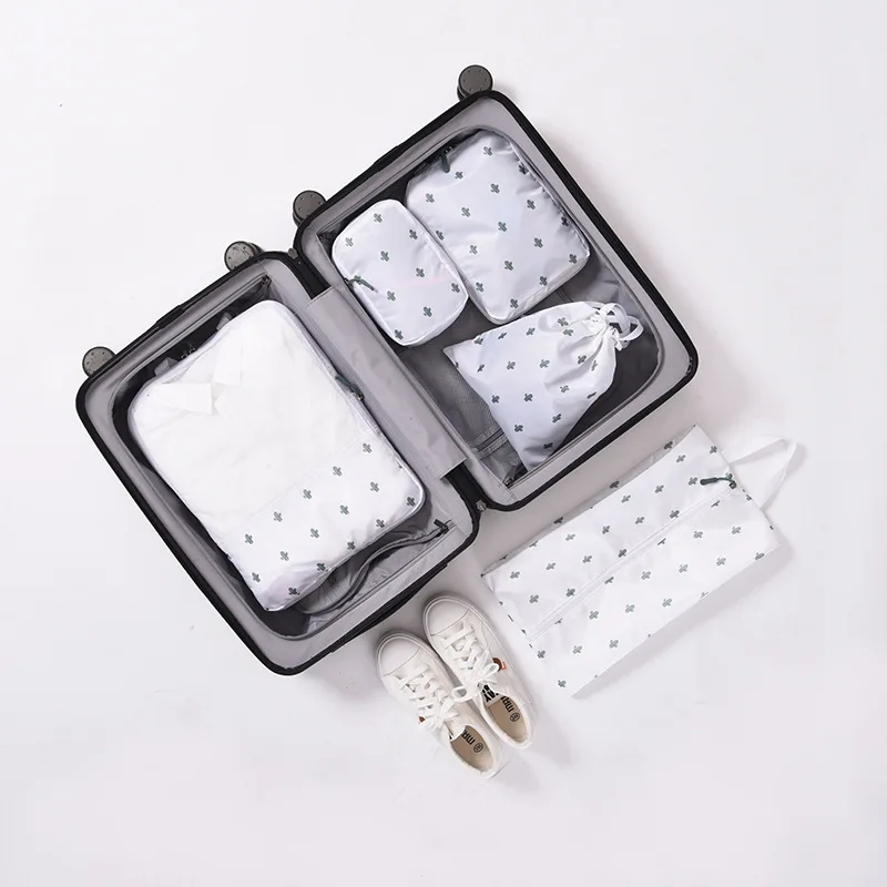 6 шт./лот Мужская и Женская дорожная сумка нижнее белье одежда аккуратный чемодан