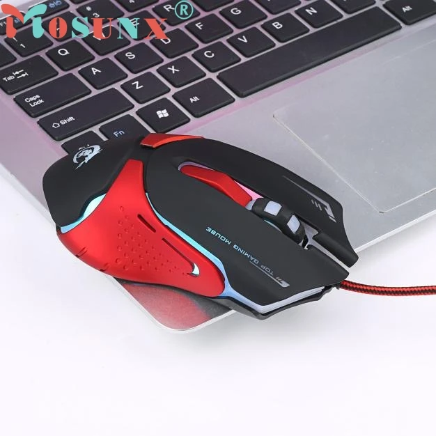 Ecosin2 Горячая 6D LED оптическая USB Проводная 3200 точек/дюйм Pro игровая мышь для