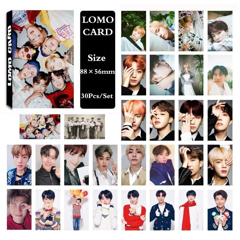 KP-11 LOMO Card KPOP BIGBANG/EXO/BLACKPINK/GOT7/IKON/RED VELVET/SJ/NCT127/IZONE/TXT/TWICE/MONSTAX/Album Small Cards Photo Photocard - Цвет: KP-11