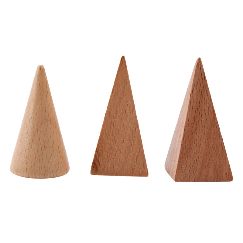 10 шт./компл. Геометрические тела Монтессори в таинственной сумке когнитивные