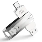 USB-флеш-накопитель DM PD098, 32 ГБ, металлический, OTG, USB 3,0, высокоскоростной, флешка флеш-накопитель