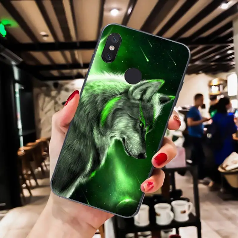 Чехол для телефона Yinuoda angry Animal wolf Face с узором Xiaomi Mi 6 Mix2 Mix2S Note3 8 8lite Redmi 5 note5 Note4