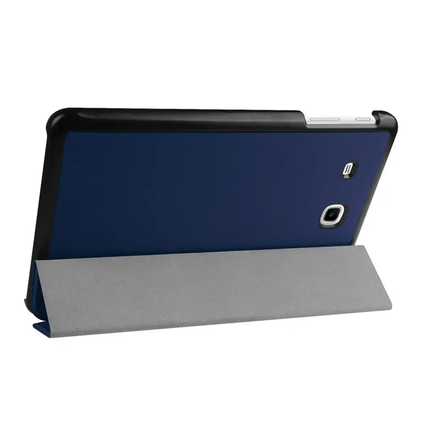 

For Samsung Tab E 9.6 T560 leather case funda For Samsung Galaxy Tab E 9.6 T560 T561 SM-T560 Slim Stand Folding Protective Cove