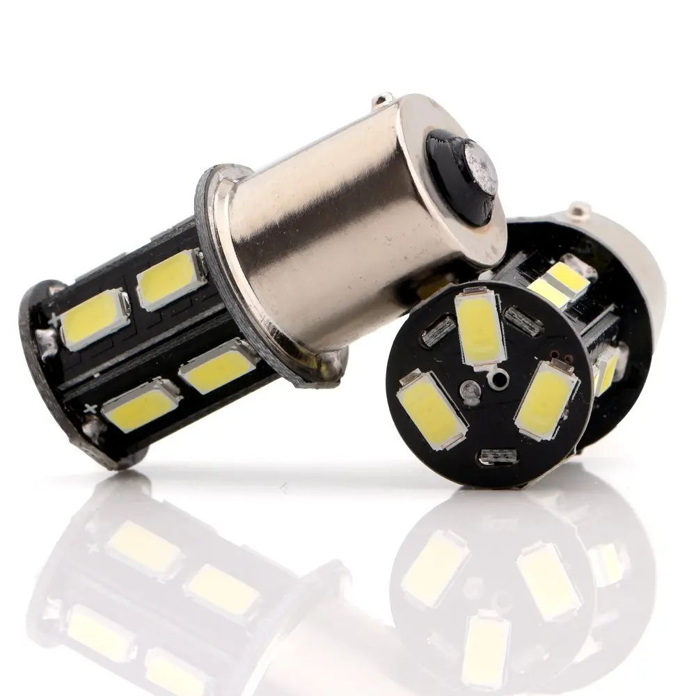 2 шт. BAU15S BA15S 1156 P21W BA15D BAY15D S25 5730 5630 13SMD 13 Led DC 12V авто поворотный фонарь задние фонари