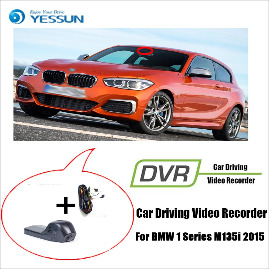 

YESSUN for BMW 1 Series M135i 2015 Car DVR Mini Wifi Front Camera Driving Video Recorder Dash Cam Night Vision HD