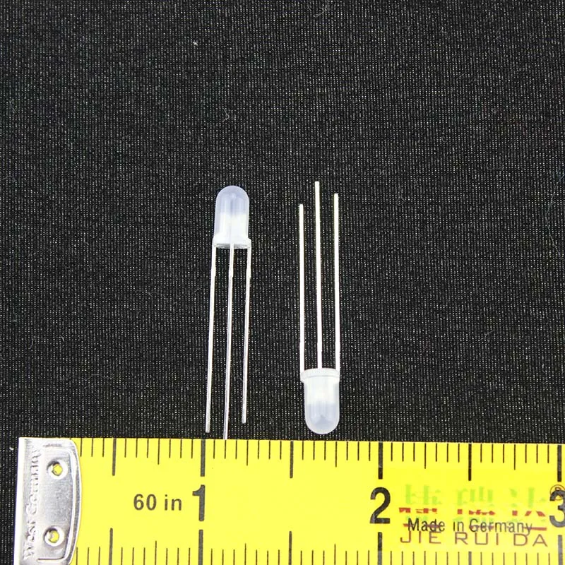 Высокое качество 20 шт LED 5 мм круглый рассеянный красный и зеленый двойной цвет