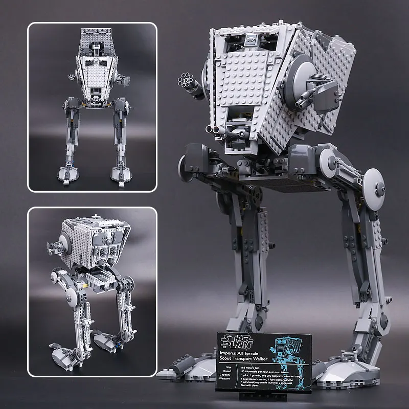Звездная серия Wars 05052 Игрушка совместима с 10174 из печати в наборе ST строительные