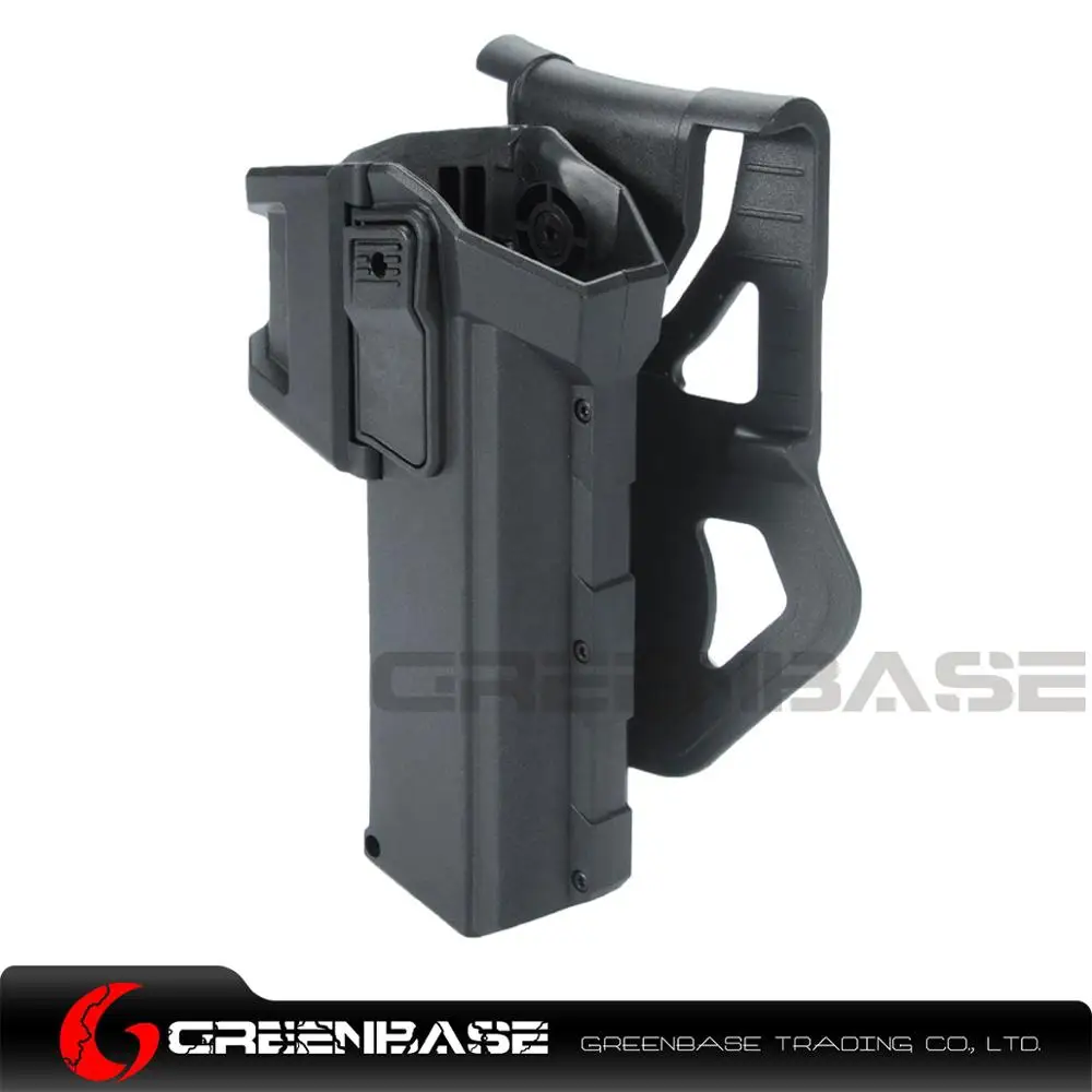 Greenbase Тактический Glock 17 19 34 кобура для охоты жесткий корпус Пистолет Чехол Пистолет Coldre военный пояс на талии - Цвет: Black