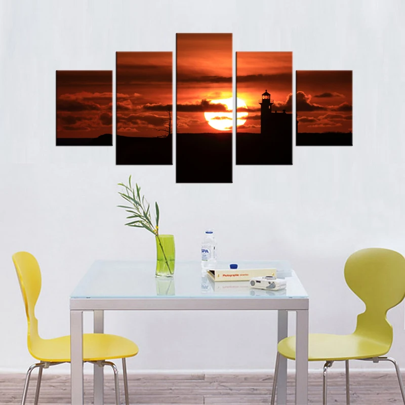 5 шт. Бесплатная доставка Современная Художественная живопись настенная картины