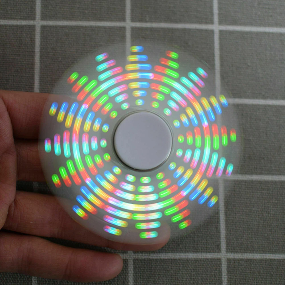 DIY SMD Обучающий набор интересный прочный акриловая лампа RGB треугольный Спиннер POV