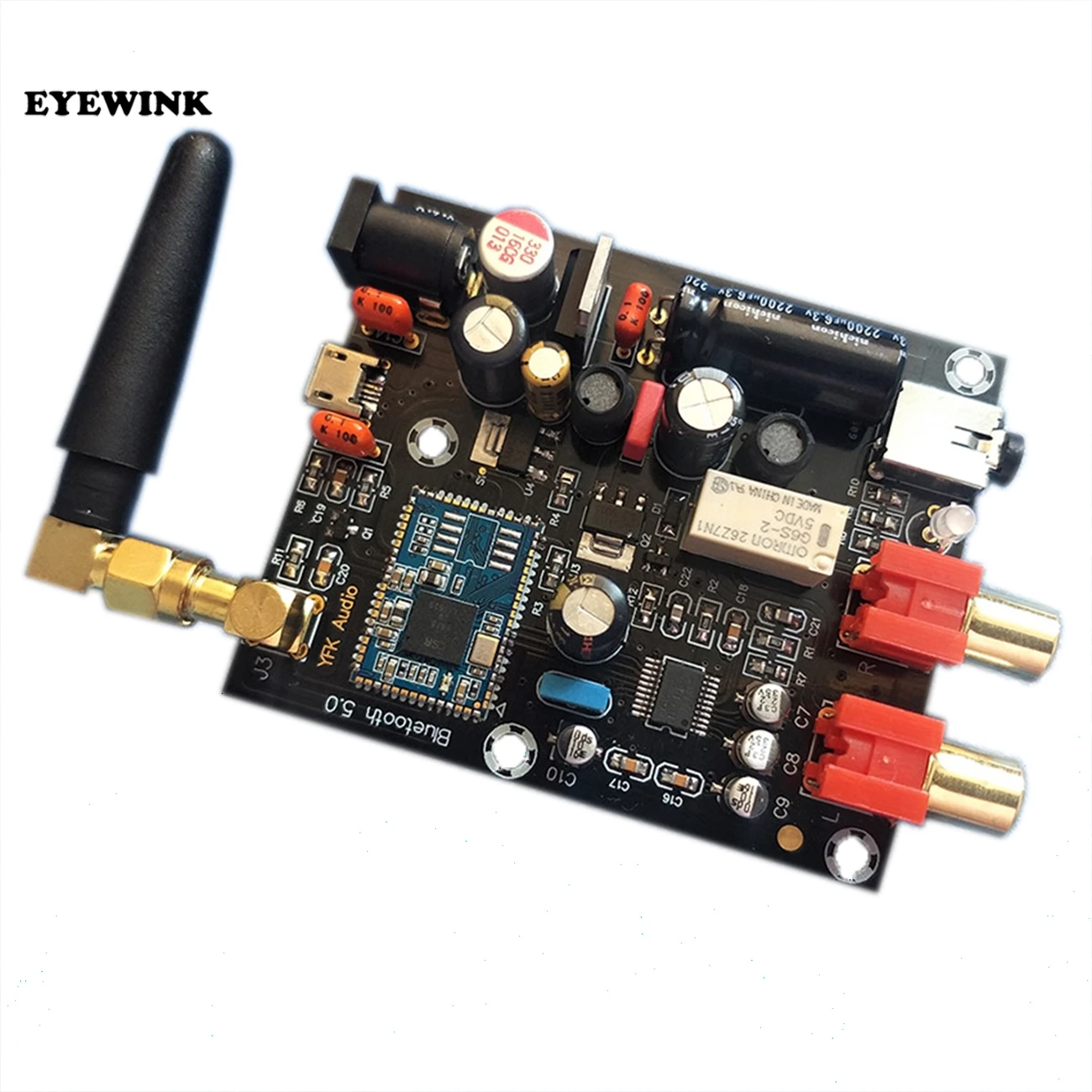 Новинка CSR8675 Беспроводная плата приемника 5 0 PCM5102A APTX HD I2S DAC декодер с антенной