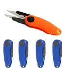 1 шт. многофункциональные мини-ножницы в форме креветок из нержавеющей стали для рыбной ловли, резак для лески, складное рыболовное снаряжение, рыболовные аксессуары