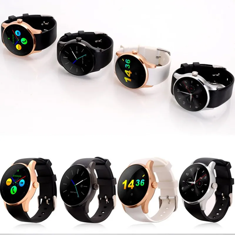 Goldenspike новый раунд smart watch k88s smartwatch поддержка sim карты sd bluetooth wap gprs sms mp4 usb для iphone