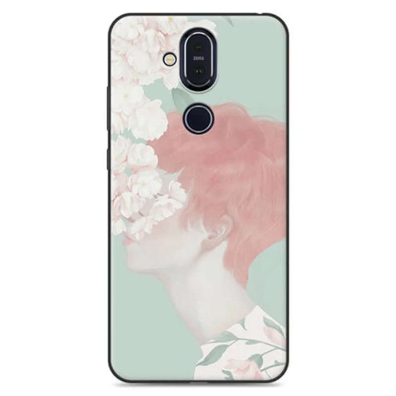 Чехол для Nokia X7 2018 мягкий чехол телефона в литературном стиле X 7 TA-1131 защитный TA1131 |