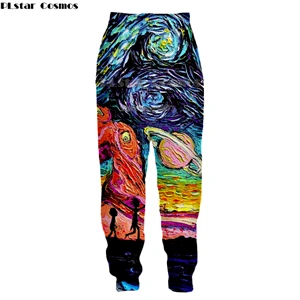 color as the picture PLstar Cosmos новые модные брюки мужские женские повседневные брюки мультфильм Рик и Морти 3D печать джоггеры перевозка брюк - Цвет: color as the picture