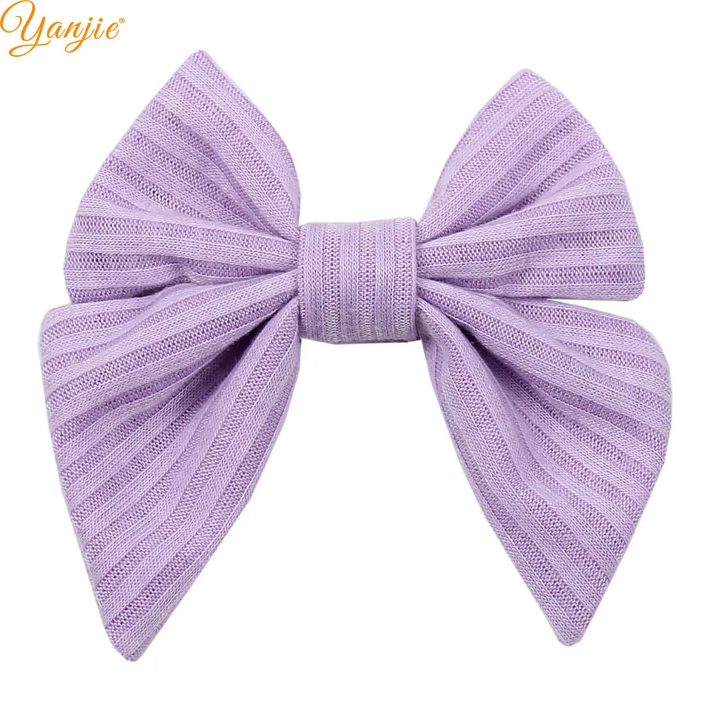 lavender 12 шт./лот, новинка, 3 дюйма, для девочек, моряки, банты для волос, Весна, милая заколка для волос, заколки для волос для детей, головной убор, аксессуары для волос, сделай сам - Цвет: lavender