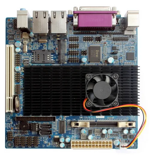 Hcip 2046 - 1 itx-hcm52m1023a Atom D525 мини-itx материнская плата Pci 10com Gpio MPCIE и sim-лоток 2 sata 1ide 8usb 2lan